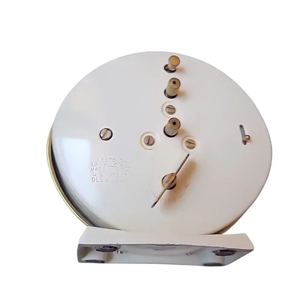 Clock Big Ben Westclox White Face Vintage Alarm Glow in the dark Rehab Project